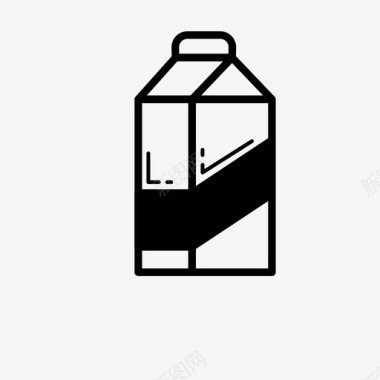 牛奶盒子牛奶盒图标图标