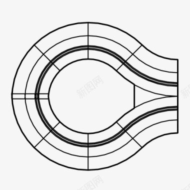 扭曲的赛道赛道ninco赛车图标图标