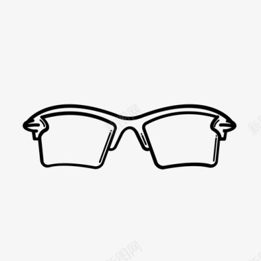 运动太阳镜运动眼镜眼睛墨镜图标图标