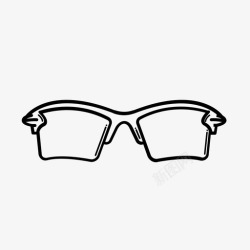 运动太阳镜运动眼镜眼睛墨镜图标高清图片