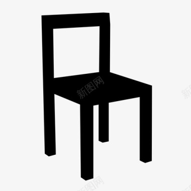 椅子椅子家具图标图标