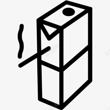 香烟盒香烟盒子智利食品图标图标