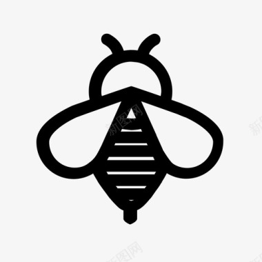 蜜蜂虫子昆虫图标图标