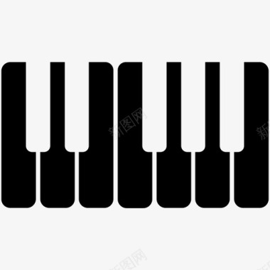 钢琴古典键图标图标