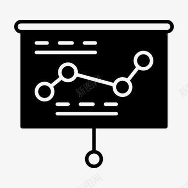 报告矢量图报告业务图表图标图标