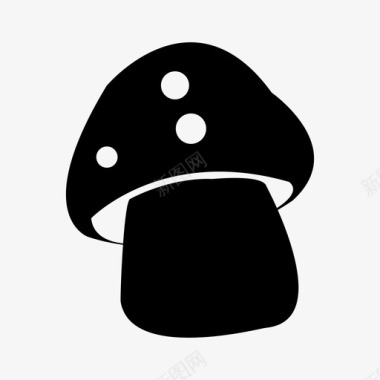 蘑菇美味食物图标图标