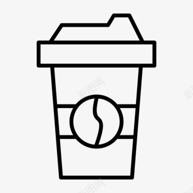 瓶装咖啡咖啡杯子图标图标