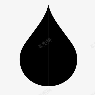 一滴油滴水滴图标图标