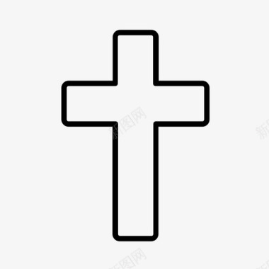 十字准星基督教十字架耶稣图标图标