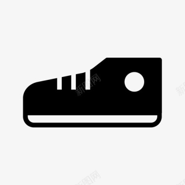 运动鞋鞋类街头服装图标图标