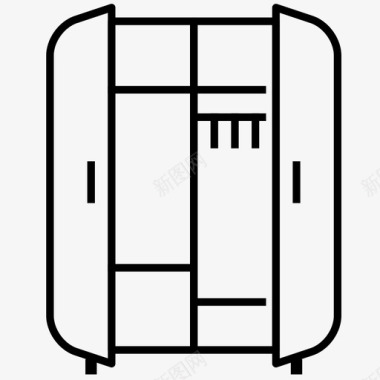 衣柜碗柜橱柜图标图标