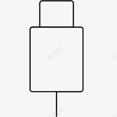 USB闪存usb线连接器插头图标图标