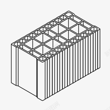 陶瓷浴缸砖建筑陶瓷块图标图标