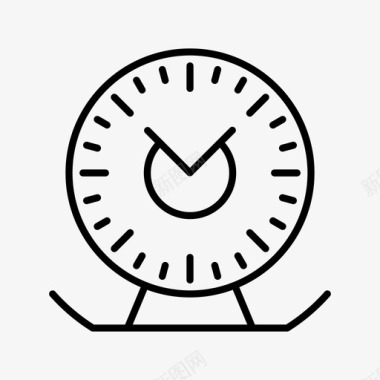 金融时钟时钟商务金融图标图标