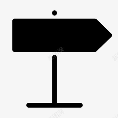 方向牌路径标志图标图标
