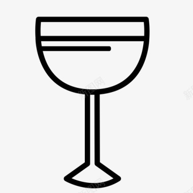 酒杯杯子高脚杯图标图标