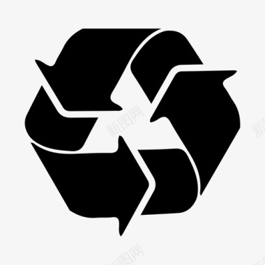 回收再加工再利用图标图标