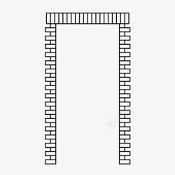 过梁砖过梁建筑砌砖图标高清图片