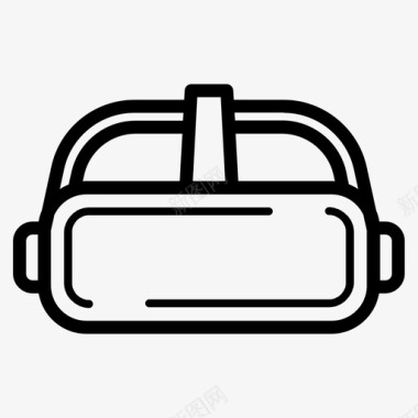 虚拟现实耳机游戏眼镜图标图标