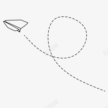 飞行单词纸飞机飞行折纸飞机图标图标