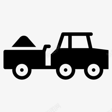 卡车农业运输图标图标