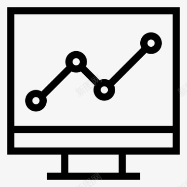 显示分析计算机显示器图标图标