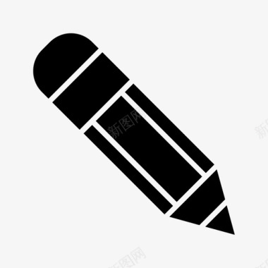 写字橡皮擦铅笔编辑橡皮擦图标图标