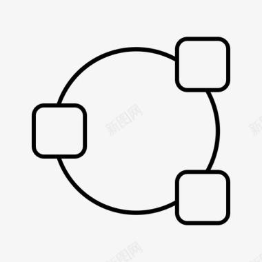 结构架构图表图标图标