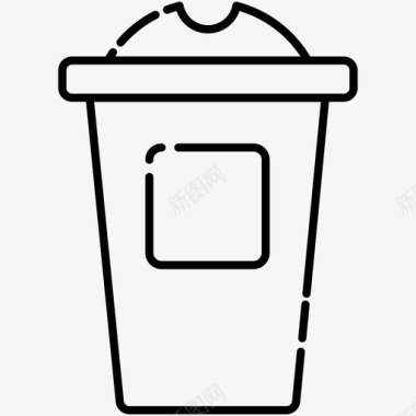 冰调杯咖啡杯冷饮图标图标