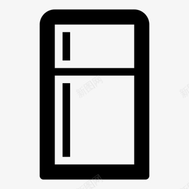冰箱电器冷冻机图标图标