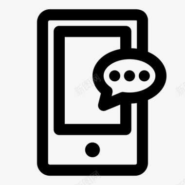 手机短信聊天应用手机聊天图标图标
