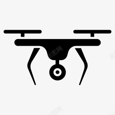无人机照相机电子产品图标图标