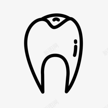 牙齿牙齿护理牙齿治疗图标图标