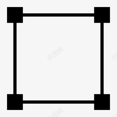 简洁相框裁剪相框图像图标图标