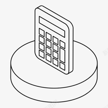 双十一标志计算器金融数学图标图标