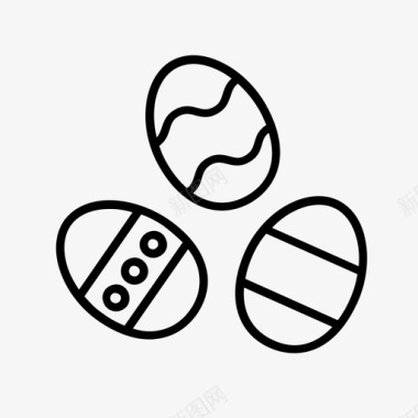 复活节装饰复活节彩蛋装饰寻找复活节彩蛋图标图标