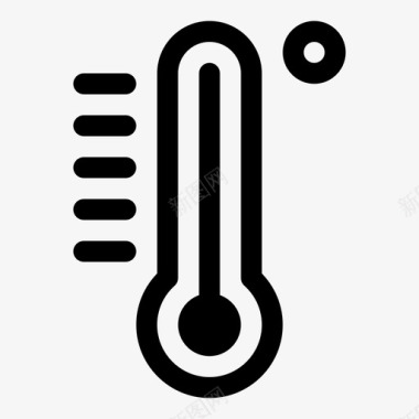 温度计温度计度数温度图标图标