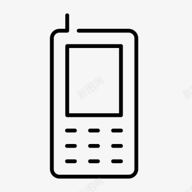 旧电话设备移动设备图标图标
