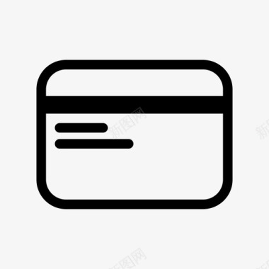 信用卡信用卡商务身份证图标图标
