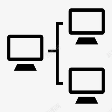 网络图标免抠png图片网络计算机连接图标图标