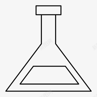 选择科学锥形瓶化学教育图标图标