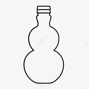 瓶子果汁石榴汁图标图标