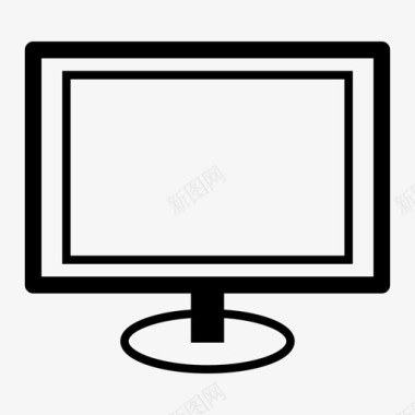 24小时服务显示器电脑显示器桌面显示器图标图标