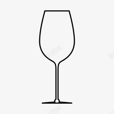 葡萄酒杯波尔多红酒图标图标