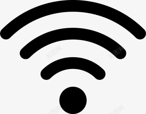 路由信号wifi高信号路由器图标图标