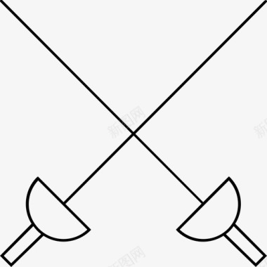 篱笆击剑战斗篱笆图标图标