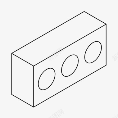 堆砌的砖图片砖建筑陶瓷块图标图标