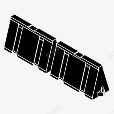 交通图标交通屏障控制限制图标图标