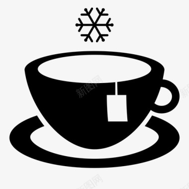 冷饮冰茶冷饮咖啡和茶图标图标