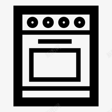 烤箱电器图标图标